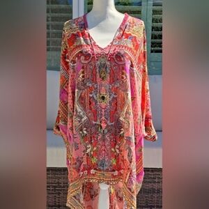 Camilla Crystal Multicolor Printed Dress